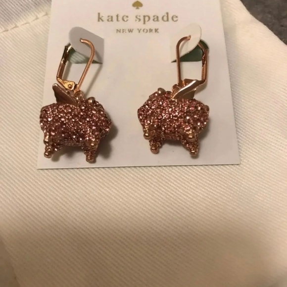 Kate spade flying paved pig earrings - Picture 6 of 6